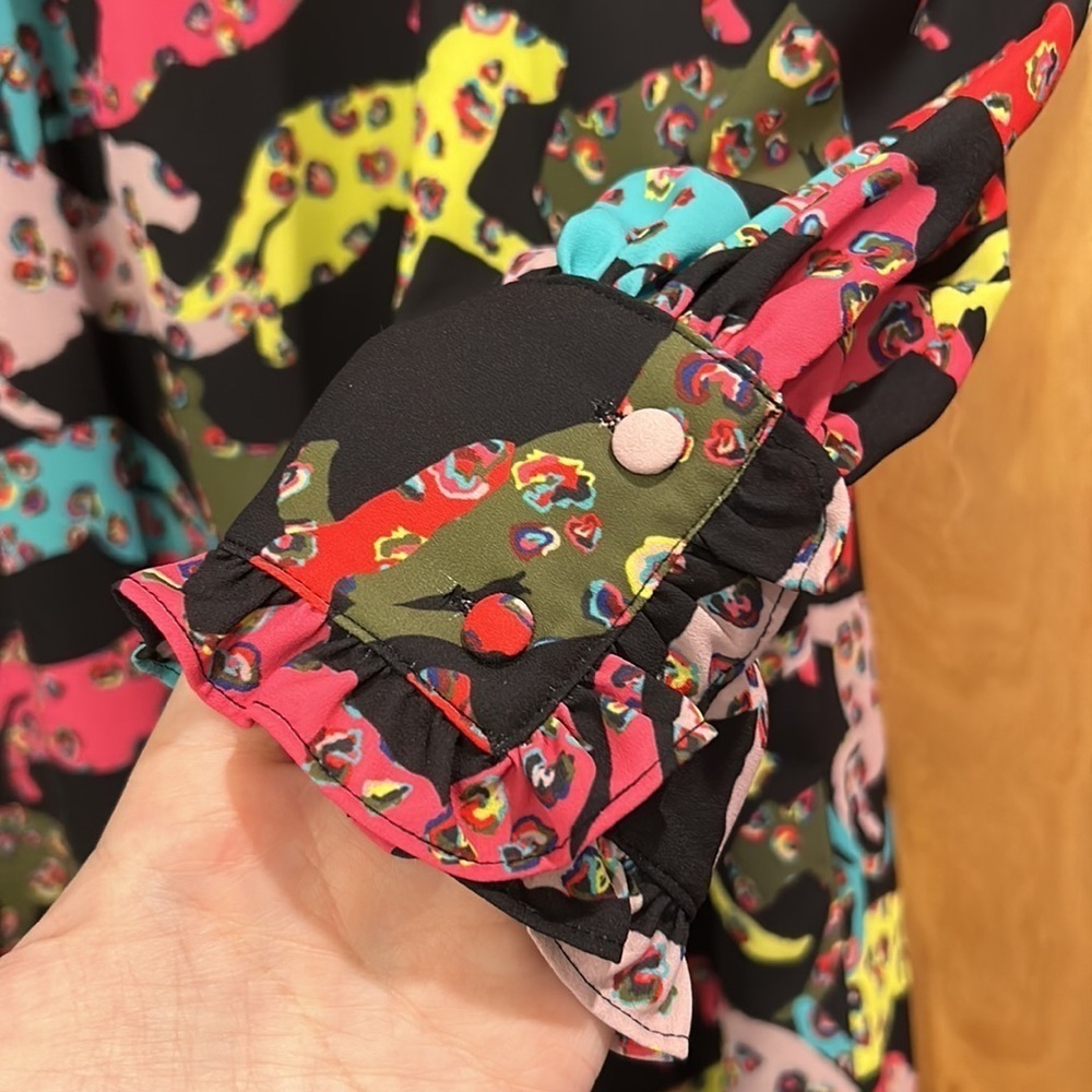 Colorful Leopard Cheetah Dress - Picture 2 of 9
